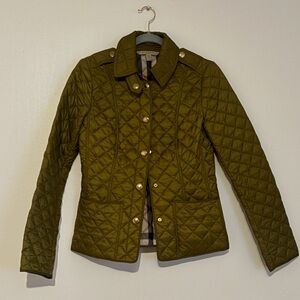 Olive Quilted Women's Jacket
